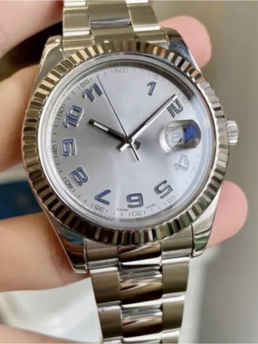 Luxury Stainless Steel Dial Watch Automatic Mechanical 40mm Mens Watch